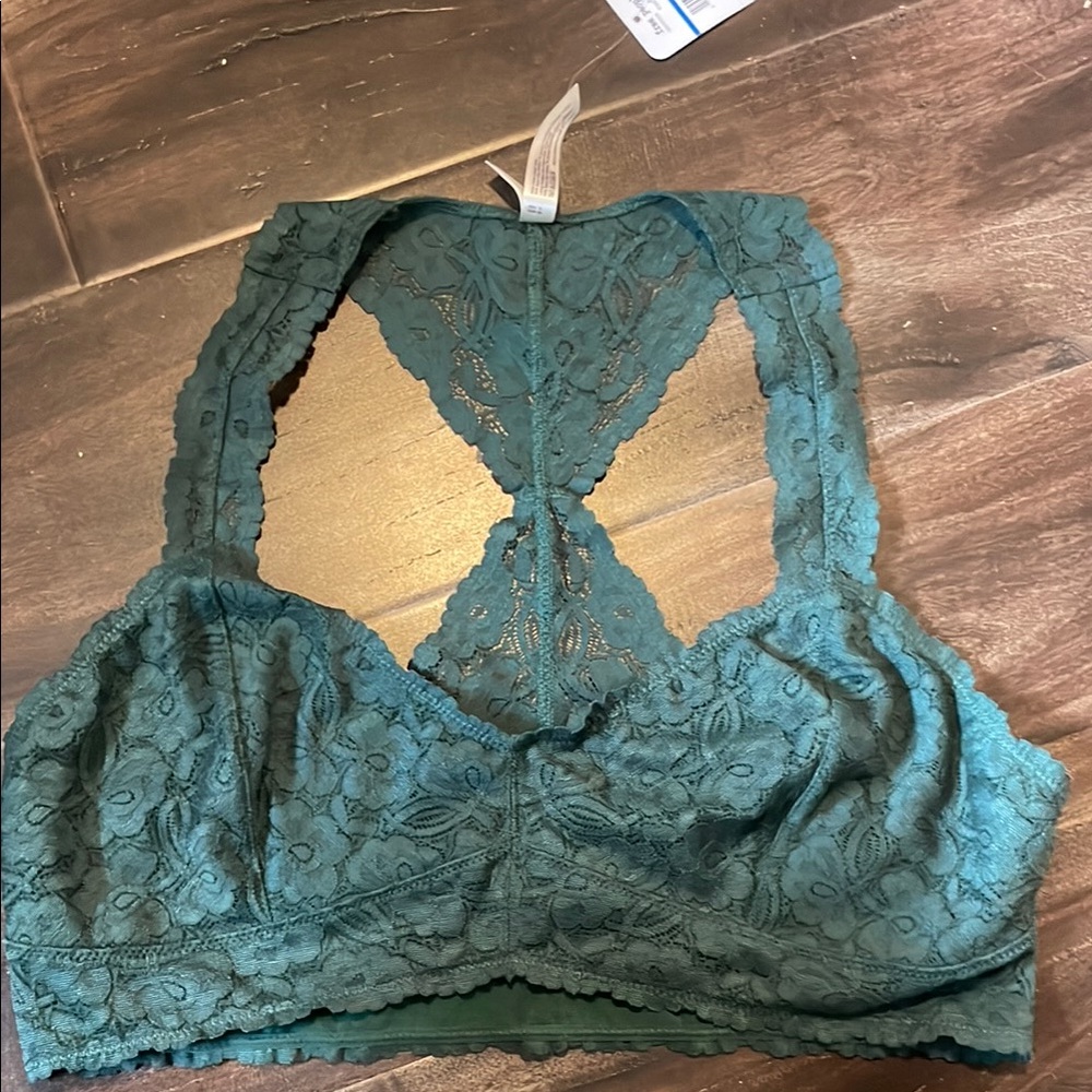 Teal Lace Bralette